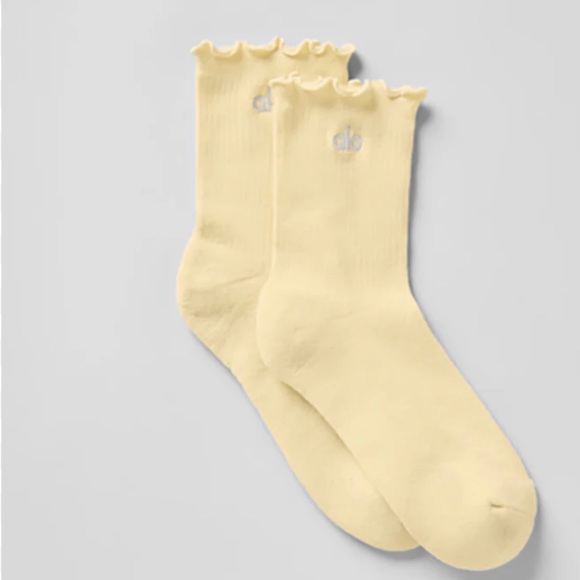 ALO Yoga Accessories - ALO Yoga  Women's Lettuce Edge Sock